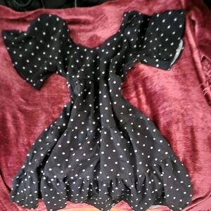 SO Black and White Floral Dress